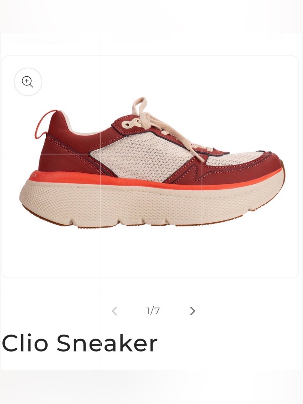 REVITALIGN Clio Sneaker women’s size 8D wide orthotic support lace up